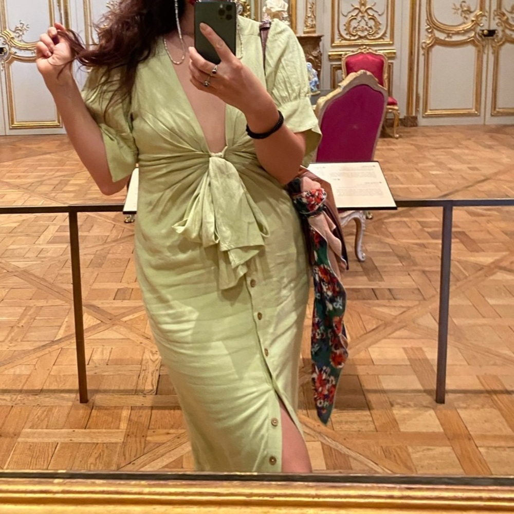 Free PeopleLight Green Maxi Dress